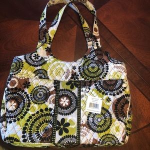 Vera Bradley Laptop 💻 Carry All Cocoa Moss